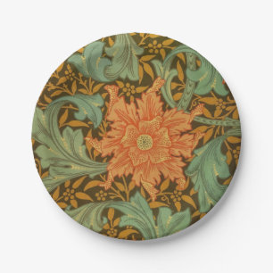 Assiettes En Carton William Morris Motif monumental Art nouveau