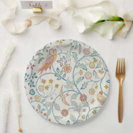 Assiettes En Carton William Morris - Owl et Berries