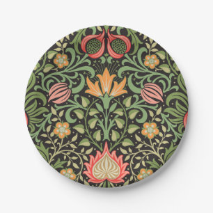 Assiettes En Carton William Morris Persian Floral Antique