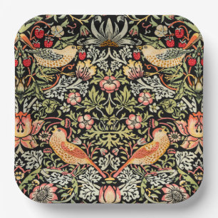 Assiettes En Carton William Morris Strawberry Thief