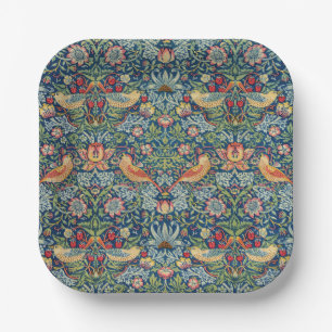 Assiettes En Carton William Morris - Thief aux fraises