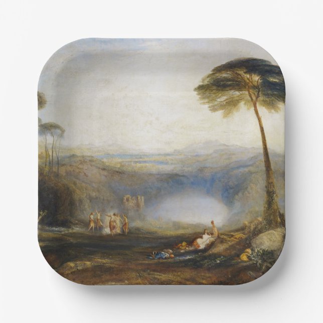Assiettes En Carton William Turner - La toux d'or (Recto)