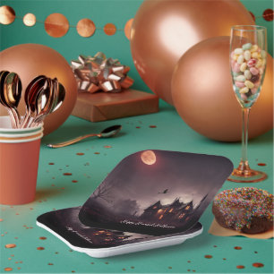 Assiettes En Carton Witches Lair Halloween