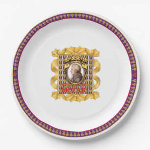 Assiettes En Carton Wolfgang Amadeus Mozart