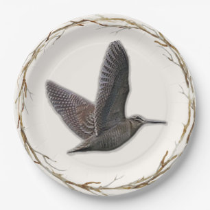Assiettes En Carton Woodcock