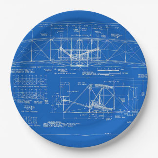 Assiettes En Carton Wright Bros. Modèle 1903 de "insecte"