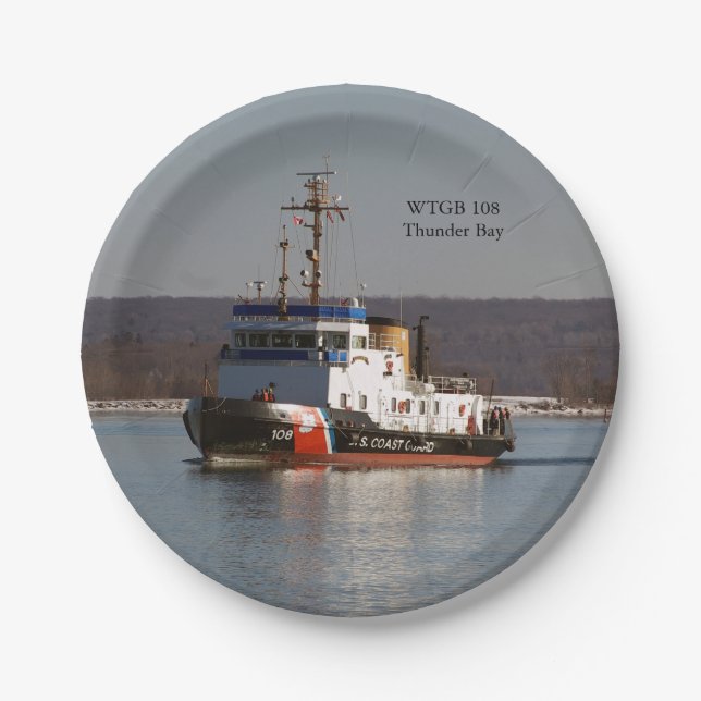 Assiettes En Carton WTGB 108 plaque papier Thunder Bay (Devant)
