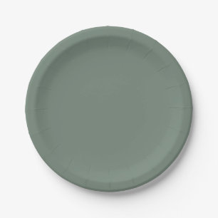Assiettes En Carton Xanadu Vert dur professionnel minimaliste