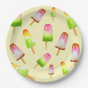 Assiettes En Carton Yummy arc-en-ciel