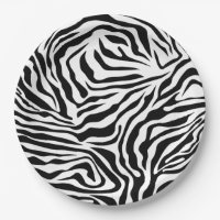 Zebra Stripes Poster de animal sauvage noir et bla