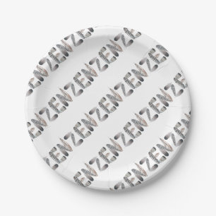 Assiettes En Carton Zen