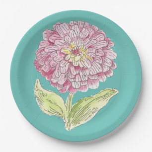Assiettes En Carton Zinnia éclate