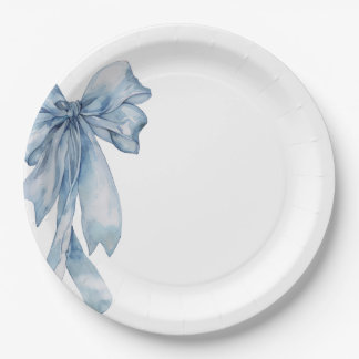 Assiettes en papier Arc-en-ciel aquarelle
