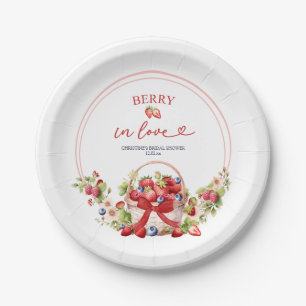 Assiettes en papier Coquette Berry in Love pour la
