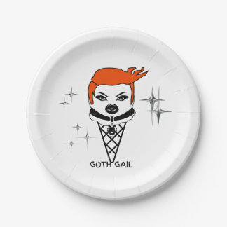 Assiettes en papier Creamy Dreamies Goth Gail