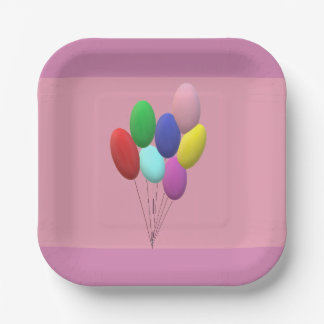 Assiettes en papier d'anniversaire (fille)