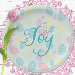 Assiettes en papier Easter Joy