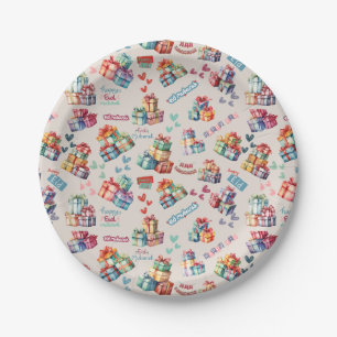 Assiettes en papier Eid Mubarak – Boîtes-cadeaux c