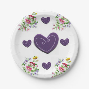 Assiettes en papier Fête des mères