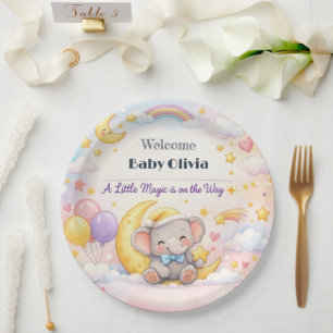 Assiettes en papier jetables Mariage Action de grâ