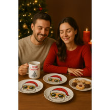 🎄 Assiettes en papier Joyeux Noël | Fête de fin d