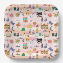Assiettes en papier Kids Eid Mubarak – Islamique c