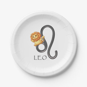 Assiettes en papier Leo