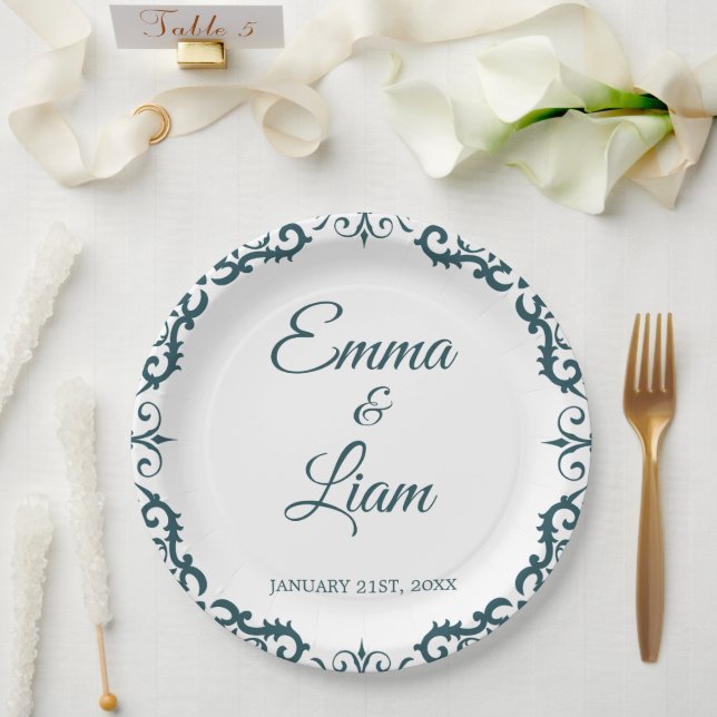 Assiettes en papier mariage mexicain rustique – Pa (Mariage)