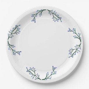 Assiettes en papier personnalisées élégantes