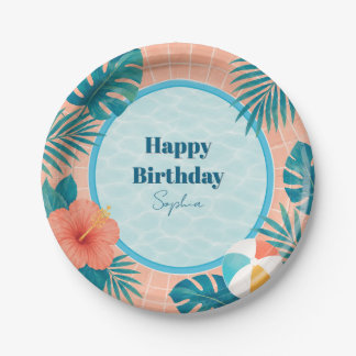 Assiettes en papier pour anniversaire de fête au b