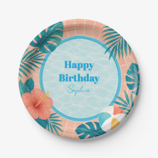 Assiettes en papier pour anniversaire de fête au b