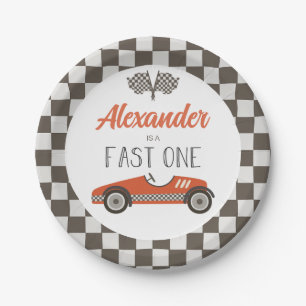 Assiettes en papier pour anniversaire de voiture d