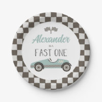 Assiettes en papier pour anniversaire de voiture d