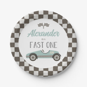 Assiettes en papier pour anniversaire de voiture d