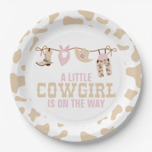 Assiettes en papier pour baby shower sur le thème 