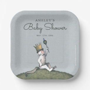 Assiettes en papier pour Baby Shower Where the Wil