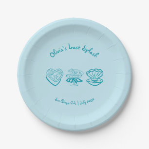 Assiettes en papier pour décor de fête de Bachelor