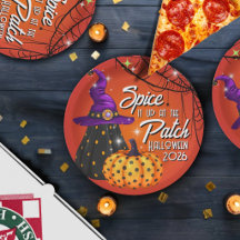 Assiettes en papier pour déjeuner Halloween Party