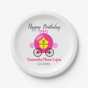 Assiettes en papier pour fête d'anniversaire de Ce