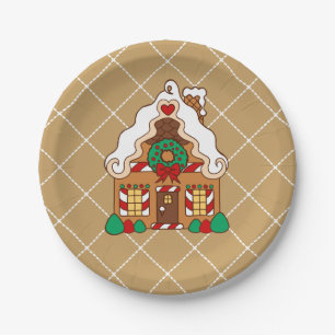 Assiettes en papier pour fête de la maison en pain