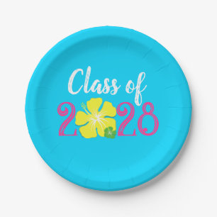Assiettes en papier pour la remise des diplômes Lu