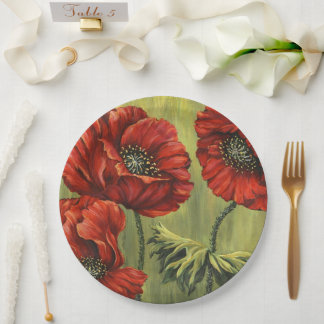 Assiettes en papier pour pique-nique dans le jardi