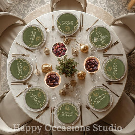 Assiettes en papier Ramadan Kareem Ramadan Moubara