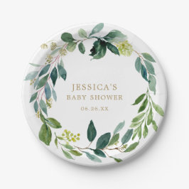 Assiettes en papier Végétation Rustique