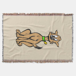 Assis Happy Chien Jetez la couverture