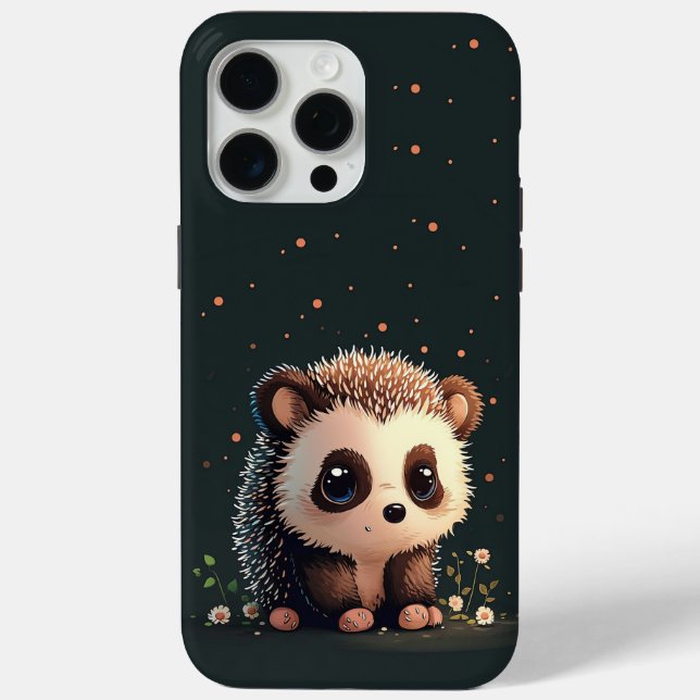 Assis Joli coque iphone Kawaii Hedgehog (Verso)