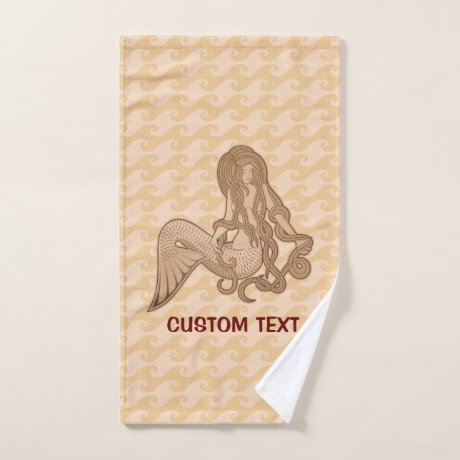 Assis Sirène Beige (Serviette à main)