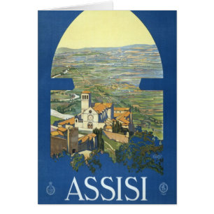 Assisi Italie Voyage Artistique Vintage Basilique 