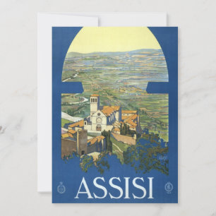Assisi Italy Vintage Travel Art Collection