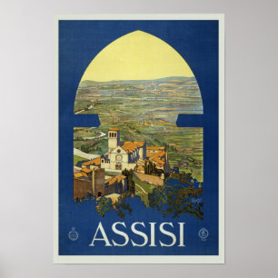 Assisi Perugia Italien Poster